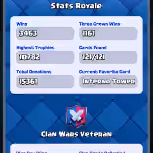 💫[ 45X CARDS MAX ] EVOLVED: 19💫LVL 16 : 3 || ELITE : 13 || LVL 14 : 29 || EMOTES: 123 || LVL: 62 || TROPHY: 10000 - Image 1
