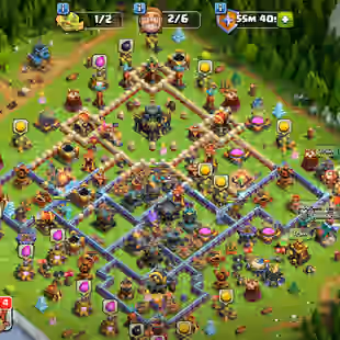 💫[ PREMIUM TH-17 ]💫EB [MAX] | FB [26] | SB-RS [23] | GG-FA [20] | HEROS: 72-97-74-61-40 | LVL 16-17 WALLS || BH MAX - Image 1