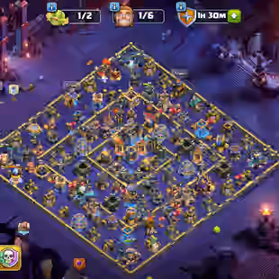 💜MOST RAREST 40/40 EQUIPMENT MAXED💜[TH18] 6 HERO MAXED || RARE COSMIC FULL SET || ALL HELPER MAX || ALMOST MAX PROFILE - Image 1