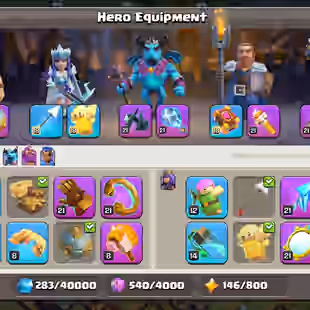14-Epic Equipment Max [Th14 Nothing Left] | Super Rare | Hero-85-85-60-30 | XP- 172 | NC-Yes | BEST-DEAL  - Image 1