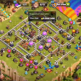 🔥[1X PAID SCENERY-500 CWL MEDALS]🔥FULLY MAX TH-11 | [9EPIC-S.BALL MAX-S.BALL] | HERO-50-50-30-20 | NC FREE!LOW PRICE - Image 1