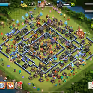 🔥18K GEMS - 2400 STARS WAR - TH:17 - Lvl:213🔥 - BK:100 - AQ:100 - PC:76 - GW:75 - RC:50 - FULL ACCESS  - Image 1