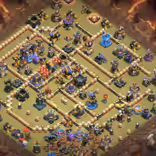 🔥Xp-209🔥 Th18 || All 17 Epic Equipment || Heroes 78-85-60-75-50 || 6 Builders || Name Change Free || Cheapest - Image 1