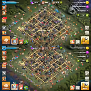 🔥TH-17 ALMOST MAX🔥XP-259! 10X EPIC EQUIPMENTS! HEROES:-95-100-73-75-48-13! ALMOST MAX DEFENSE! FAST DELIVERY - Image 1