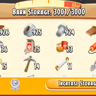 50 level | Barn tools Account | Barn 3000 | Silo 800 | 1M coin | Barn item's - Image 2