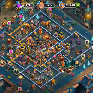 🌲[ PREMIUM TH-17 ]🌲E.BOOT [26] - FIREBALL [23] - G.GUANTLET [20] | PAID SCENERY || NICE DEF - TROOPS || BEST DEAL - Image 1