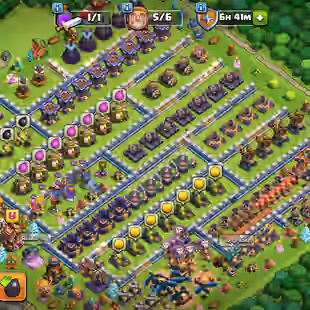 ✨[2400 CWL MEDALS-PREMIUM TH-16✨[10EPIC-S.BALL-24-F.BALL-23] | HERO-54-75-40-46-17-2 | 3'000 GEMS!STRONG DEF!LOW PRICE - Image 1