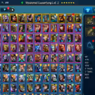 MEZOMEL DRACOMORPH PADRAIG GRACCHOS NINJA ALICE SKELETOR LOKI MANEATER 43000 ENERGY 34M SILVER 3400 GEMS 5 LEG BOOK BOOK - Image 1