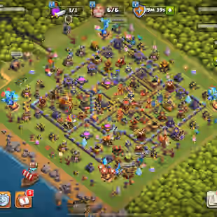 🎯HIGH ACCT TH16🐓) EQUIPMENTS LOADED 711 CWL MEDALS 2789 RAID MEDALS  1532 GEMS   DECENT MAX TH16 LEGEND TOUCHED   - Image 2