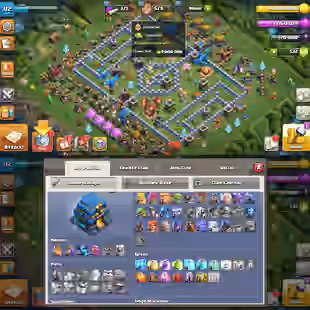 TH12 FULLY MAX-NOTHING LEFT-9X EPIC CLOSE MAX-8X HEROS SKIN-XP-111-NC FREE-BEST DEAL - Image 1