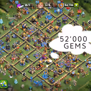💫[ 52K GEMS - NEW UPDATE HEROS MAX ]💫TH-18 NEAR MAX | SN-SB-AF-MT-DC-RS-EB-RB [MAX] | GG [23] - 26X EQPMN MAX| GP FREE - Image 1