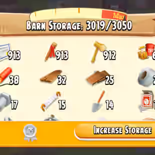 50 level | land tools Account | Barn 3000 | Silo 800 | 1M coin | land item's - Image 1