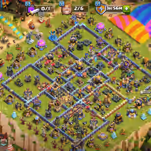 🔥TH 18 ALMOST MAX🔥XP 245-[ 9 EPIC EQUIPMENT MAX-HERO MAX 105-105-95-80-55-MEDALS 519-DEFENSE HIGH-NC YES-BEST DEAL - Image 1