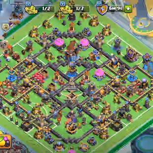 🔥TH 18 ALMOST MAX🔥XP 238-ALL HERO MAX-[ 12 EPIC EQUIPMENT MAX ALMOST-DEFENS MAX-NC YES-GLORY ARENA SCENERY-BEST DEAL - Image 1