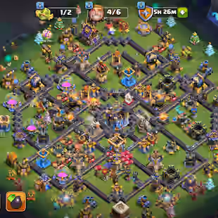 🔥91000 GEMS🔥RARE TH 18 NEAR MAX-XP 233-ALL HERO MAX-11 EPIC EQUIPMENT MAX-LEAGUE SKINS SET-WAS DEFENSE FUL MAX-BEST - Image 1