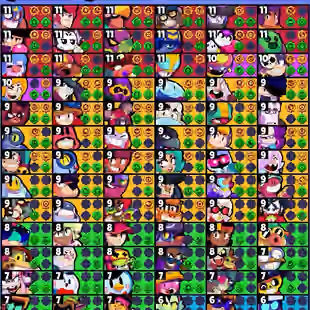 BEST ACCOUNT 💎 TROPHIES 73827 💎 BRAWLERS 92 [] MAX BR 16 [] HYPER 9 [] SKINS 231  [] CHEAP - Image 2