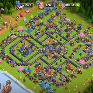 🔥TH 18 ALMOST MAX🔥XP 249-ALL HERO MAX-10 EPIC EQUIPMENT MAX NEW  QUEEN EPIC 17-WALLS DEFENSE MAX-NC YES-BEST DEAL - Image 1