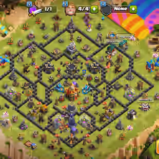 6600 gems available | Th16 rush Donation account | rename free | 5x epic equipment | Painter scenery | High gems account - Image 1