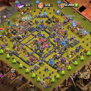 LEGEND LEAGUE ! TH18 CLOSE MAX ! BASE MAX ! 2 GUARD MAX ! WASTELAND SCENERY ! SB/MAX SnB/MAX AF/MAX RS/MAX EB/MAX RB/MAX - Image 1