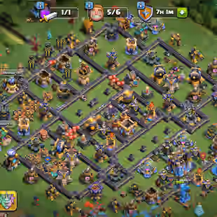 Th18 Near Max💎New Update 6-Hero Max💎7x Epic Max [17x-Epic] [] XP-240 [] All Wall Max [] NC-Free [] BEST-DEAL - Image 1
