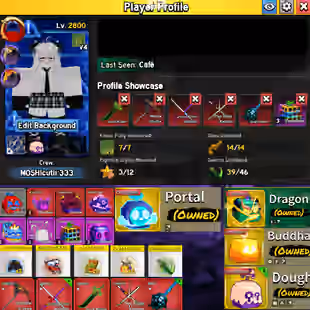 MAX LEVEL | HAVE PERMANENT DRAGON + BUDDHA + DOUGH + PORTAL | 7/7 RACES FULLY AWAKENED | 5/6 GAME PASS  - Image 1