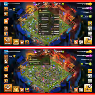 💎 FULL MAX TH 18 🌸 ALL EQUIPMENTS MAXED | 10 SCENERIES 45 SKINS PURELY MAXED PROFILE | 2x FREE GOLD PASS LEGEND LEAGUE - Image 1