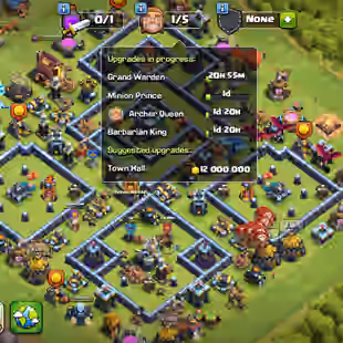 || Xp137 Th13 account|| Royel champion max || Wall max|| 7 Epic equipment|| Name change Available|| Cwl medel 279 ||  - Image 1
