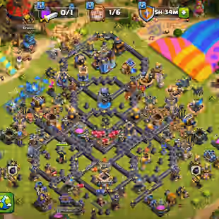 🔥TH 18 ALMOST MAX🔥24500 GEMS-XP 243-NEW UPDATE HERO MAX- 11 EPIC EQUIPMENT MAX-WALLS MAX-NC FREE-BEST DEAL - Image 1
