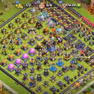 (FREE CN)TH18MAX | FULL MAX HERO 6 | WALL FULL MAX | 8 SKIN LEGEND RARE | NIC EPIC SEKILL | DEFENSE MAX | DISCOUNT PRICE - Image 1