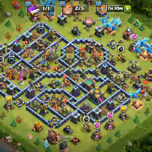 🌲[ TH-14 NEAR MAX - 15'000 GEMS ]🌲HEROS: 72-75-45-50-30 || NEAR MAX DEF - TROOPS || LEVEL 14 WALLS || FAST DELIVERY  - Image 1