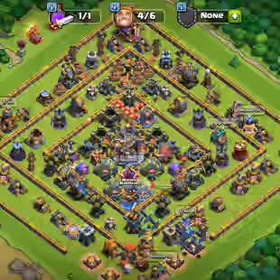 K- 7-EPICS MAX ALMOST TH 18! HEROS:-82-83-61-70-43-3! STRONG DEFENCE! 13xEPICS EQUIPMENT!  LOW PEICE! FAST DELIVERY  - Image 1