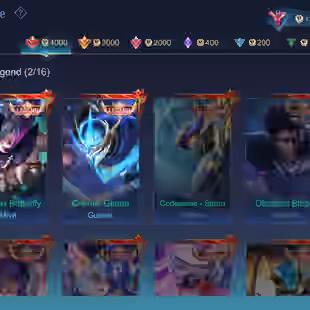 ML-400 Skins 381 [ 2 Legend ] Ex Immortal 161 / Dawning Lancelot / FannyAspirants / Neobeast + Lord Shen Ling - Image 2