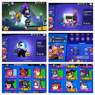 Trophy 62K | 75 Brawlers Max | Hyper 48 | Total Skins 250 | Exclusive Account | BEST-DEAL - Image 1