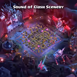 🔥PREMIUM XL SOUND OF CLASH SCENERY TH 17🔥 HEROS:-88-100-56-57-43-8 | GOOD EQUIPMENT LEVEL | DECENT MAX EVERYTHING |  - Image 1