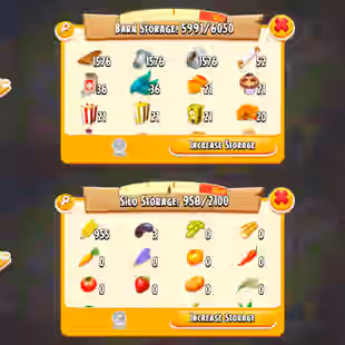 🔥6050 BARN STORAGE LEVEL 81🔥6000 BARN FILLED | SILO 958:2100 | 1085 DIAMOND | 6 MILLON COINS | CHECK PHOTOS | INSTANT  - Image 1