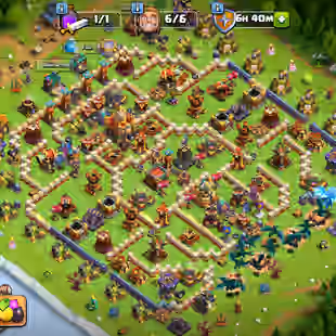 TH 16 NEAR MAX! MM-FB-RS [MAX] - GG-SB [23L]! 9X EPIC EQUIPMENT! DEFENSE MAX! NC AVAILBLE! 6 BUILDER! - Image 1