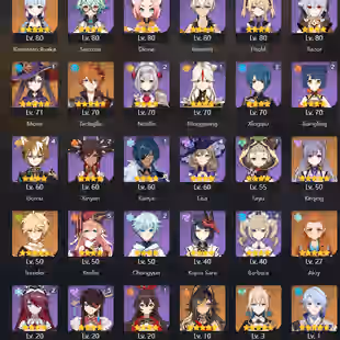 NA  AR 56 | 13 | 3 Leg | Eula | Ganyu | Hu Tao | Itto | Venti | Ayaka | Dehya | Ayato | Jean | Keqing | Tartaglia | Qiqi - Image 1