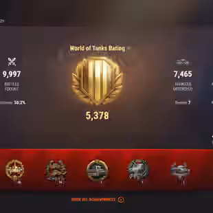 [EU] 3 TIER X | 6 PREMIUM TANK | TOTAL TANKS 44 | 5018 (50) WINS | 8.550,909 CREDITS | GOLD 673 | - Image 1