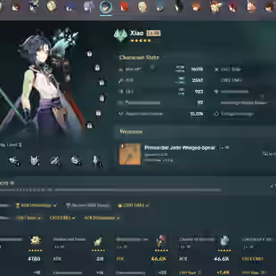 NA | AR 55 | 14 + 3 Leg | Kazuha | Venti | Zhongli | Xiao | Tighnari | Klee | Ayaka | Nahida | Neuvillette | Dehya - Image 1