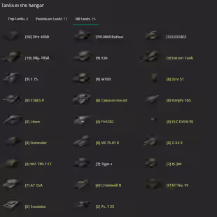 [NA] 4 TIER X | 18 PREMIUM TANK | TOTAL TANKS 26 | 2723(48) WINS | 27.882.146 CREDITS | GOLD 389 | - Image 2
