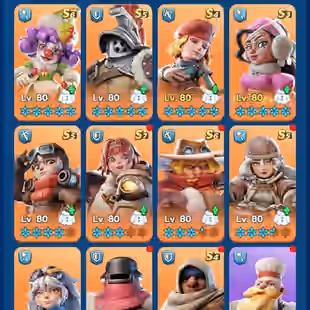 State 665 - VIP 9 - 436M - GOOD PET - 3 House skins -  3 Avatar Frame -  T10 Troop - Furnace 9  - ( Max 8 Hero: Gatot , - Image 2