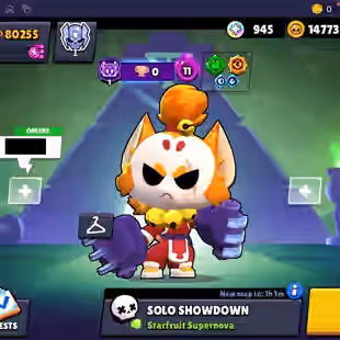 ⭐396 SKINS⭐80.300 TROPHY | 99 BRAWLERS | 56 HYPERCHARGE | 79 MAX | 58 PRESTIGE | 3 BUFFIES - Image 1