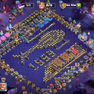 SUPER LEGENDARY TH18 🔥7 EPIC SCENERY 💎 15 HEROS SKINS | HEROS LVL 100-100-92-80-55-6 | EPIC MAX EQUIPMENTS | INSTANT | - Image 1