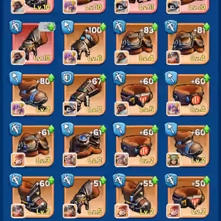 WOS195 | State 1210 - VIP 8 - 359M Power  - T10 Troop - Furnace 7 - 4 Heros Max  - 23 SSR Heroes  - 5 Red Gears - 49 SSR - Image 2