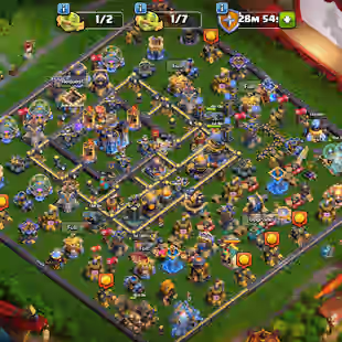 [CHEAPEST] XP 252 | TH18 MAX | 5 HERO MAX | DRAGON DUKE LVL 14 | NICE EQUIPMENT | MAX BUILDER BASE - Image 1