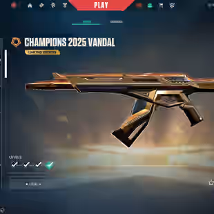 [CHAMPIONS RARE] [Instant] EU-TR - Champions 2025 Vandal Recon Balisong Imperium Vandal Glitchpop Vandals - FA - Image 1