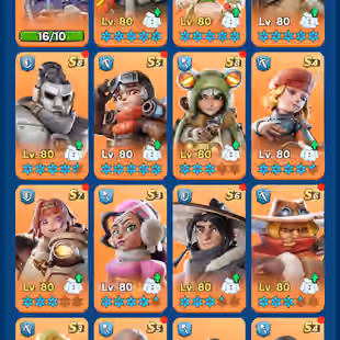 WOS195 | State 1210 - VIP 8 - 359M Power  - T10 Troop - Furnace 7 - 4 Heros Max  - 23 SSR Heroes  - 5 Red Gears - 49 SSR - Image 1