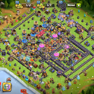 RR💥RARE HIGH XP-314💥TH 18 ALMOST MAX | 7 EPIC MAX 2 LV-20 | LEGEND LEAGUE-3 | HERO 105/105/77/80/55/17 | DISCOUNT SHOP - Image 2