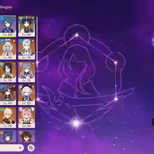 EU - AR59 - 50 Legend - Yelan C2 - Raiden C1 - Mona C6 - Diluc C1 - Keqing C2 - Jean C3 - Image 2