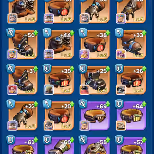 State 1643  - GOOD PET -  VIP 7 - 177M Power  - 2 Avatar Frame - 1 Marching -  T10 Troop - Furnace 5 - 19 SSR - - Image 2